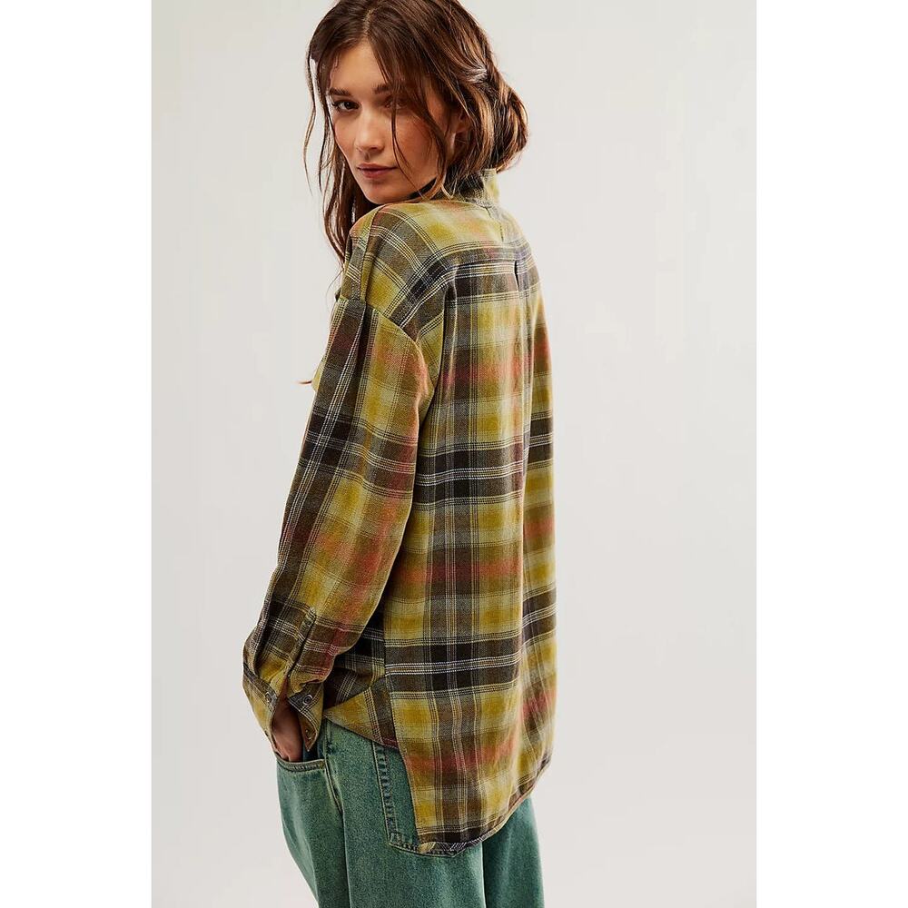 Free People Womens Izzie Cotton Button Front Cargo Shacket Size S 100% Cotton - Picture 2 of 12